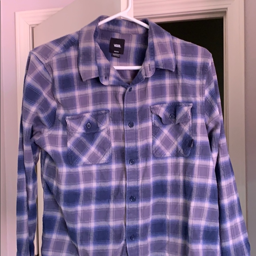 Vans flannel button down